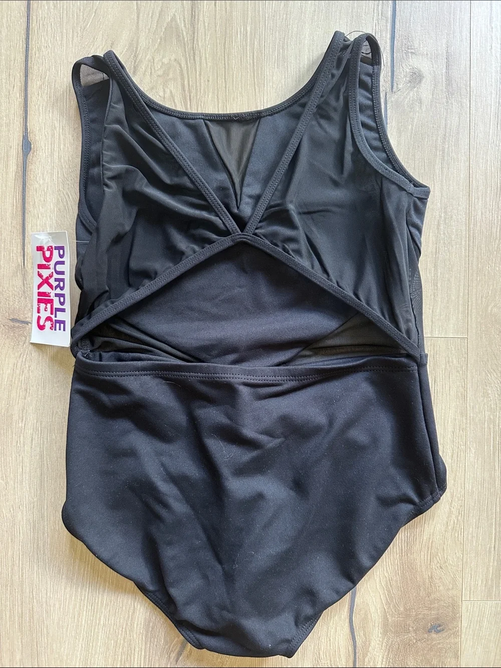 Girls' Black Dance Leotard